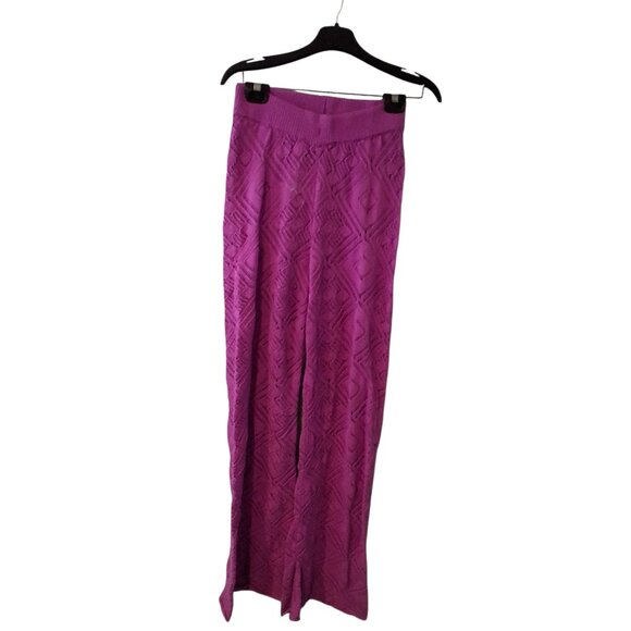 Free People Beach pants womens Small cover up crochet flare bell hem - Picture 1 of 5